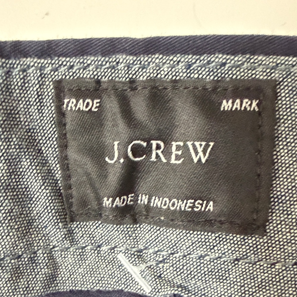 J. Crew Men’s Flat Front Shorts Navy - Picture 3 of 9